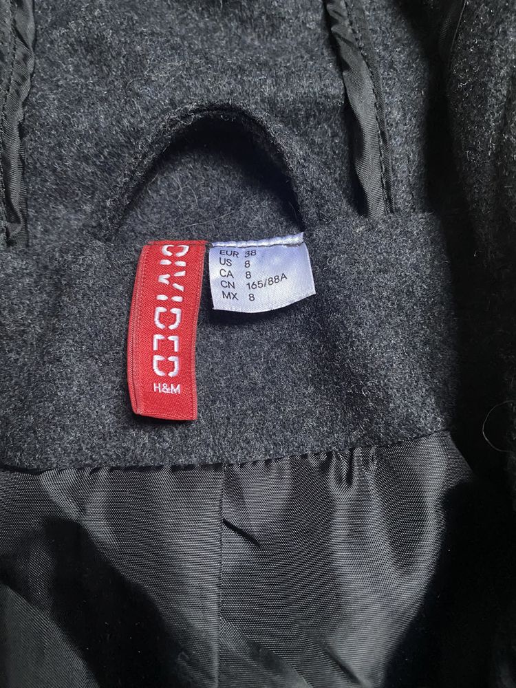 Płaszcz kurtka budrysówka z kapturem H&M Divided