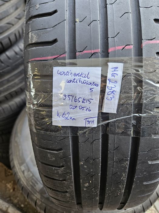 Continental 195/65 r15 ContiEcoContact 5 /// 4,6mm!!! Wysyłka