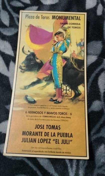 Recordações do Toureiro Morante de la Puebla