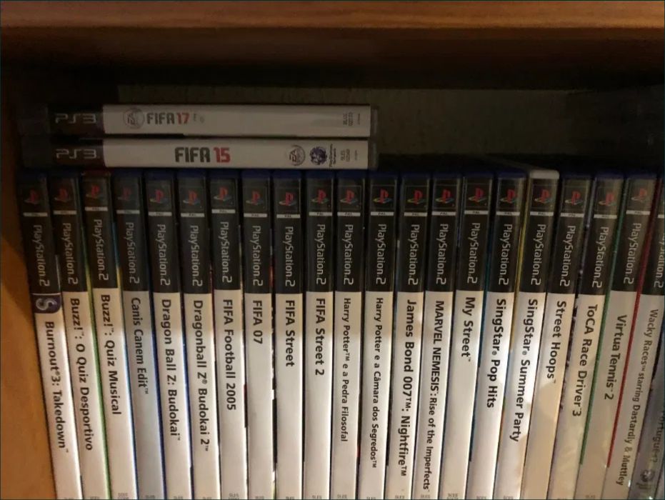 Jogos de PS2 e PS3
