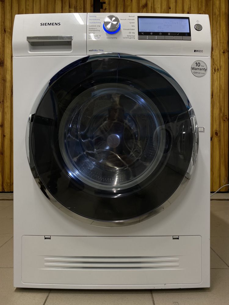 Пральна машина з сушінням Siemens IQ800 WashDry 7/4 kg