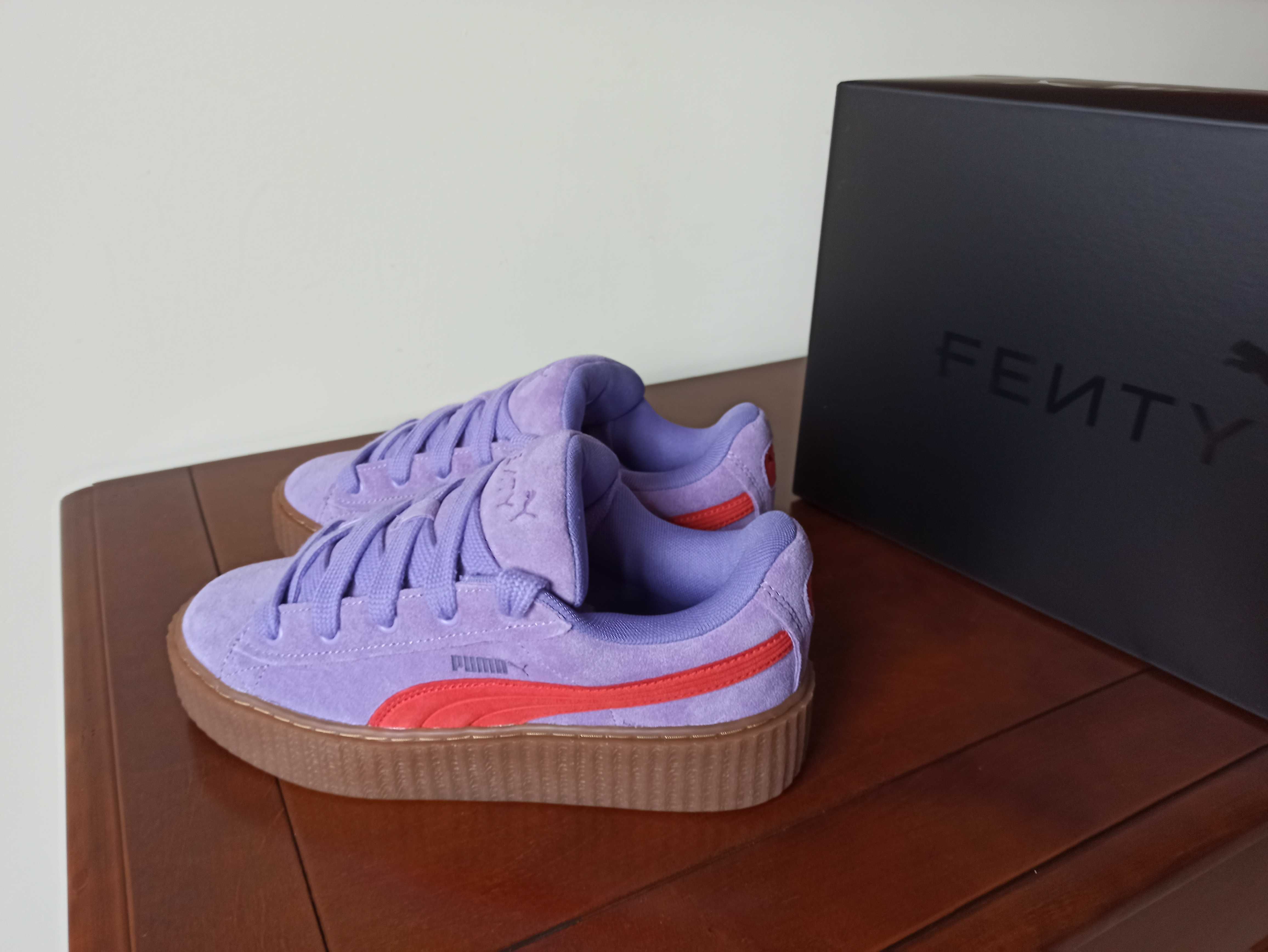 (r. 38) Puma Creeper Phatty Rihanna Fenty Lavender Alert 396403,-03