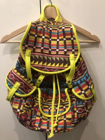 Kolorowy plecak vintage