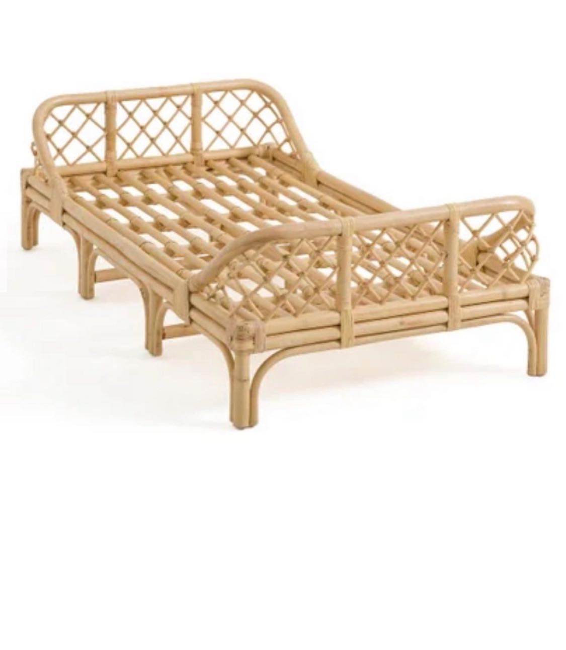 Cama rattan criança