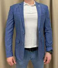 Мужской классический пиджак Artistic синего цвета