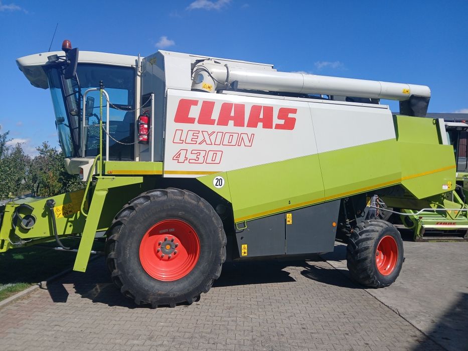 Claas lexion 430 heder 5.4m stan idealny