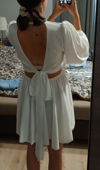 Sukienka biała Pakuten S/M