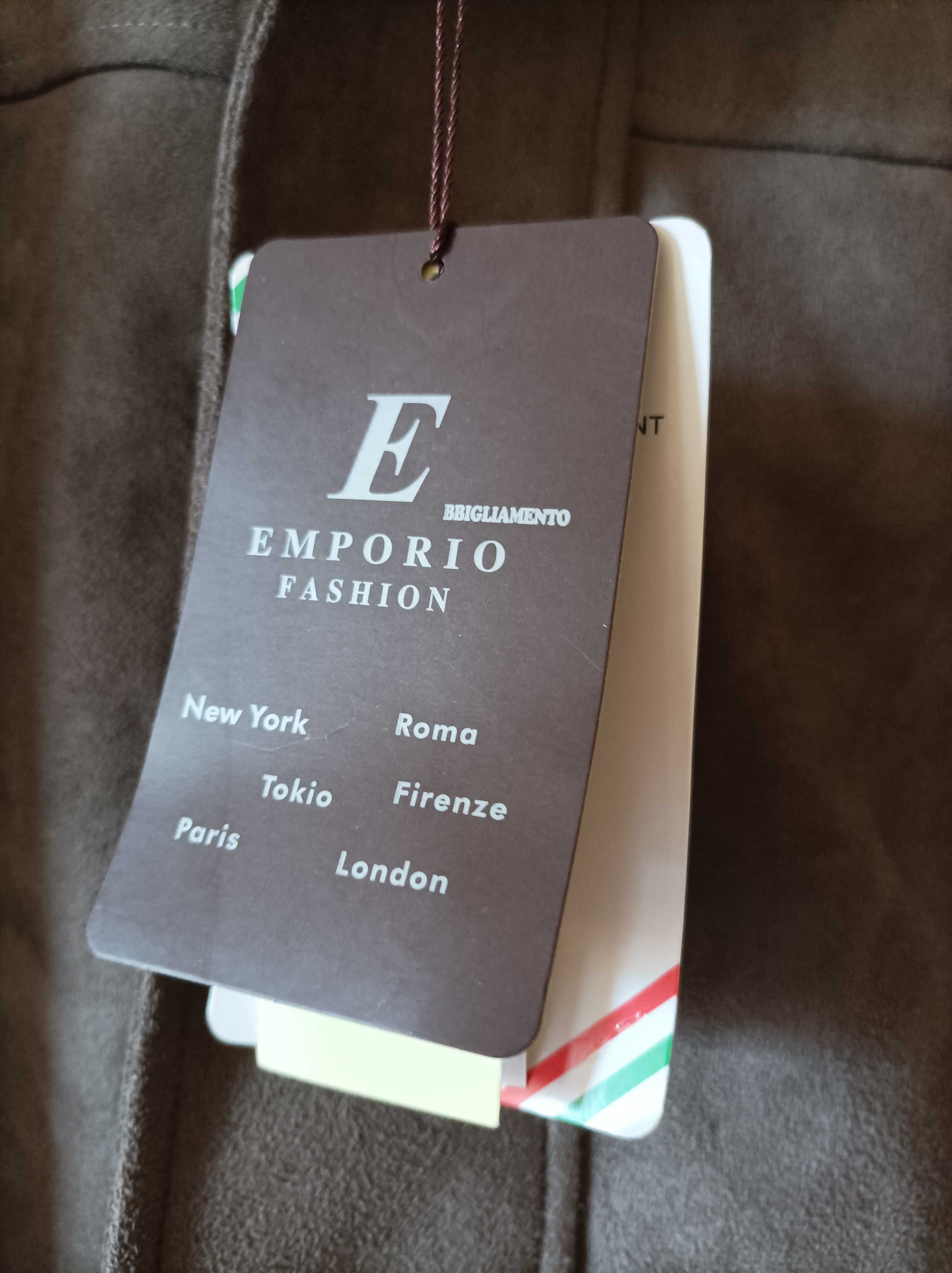 Kurtka męska imitacja irchy Emporio Fashion rozm XL/XXL Nowa