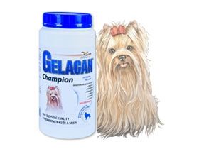 Orling Гелакан (GELACAN CHAMPION) добавка для окрасов собак 150г, 500г
