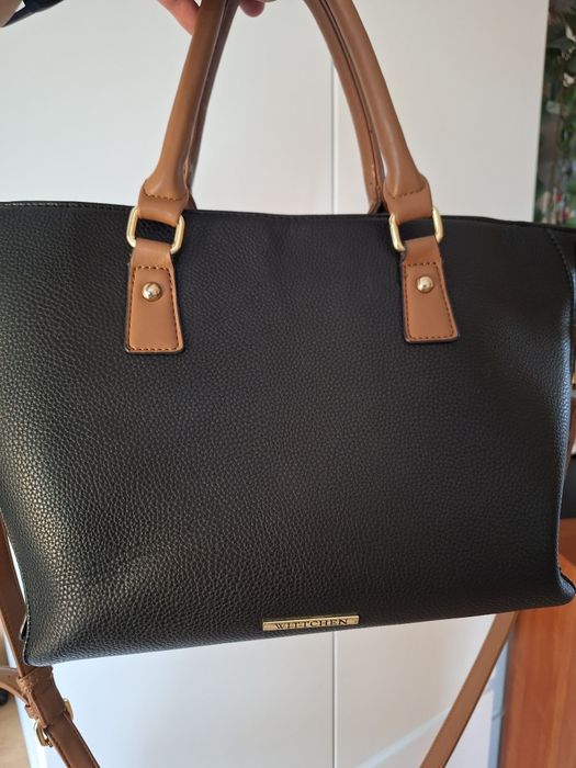 Torebka Wittchen czarno brązowa