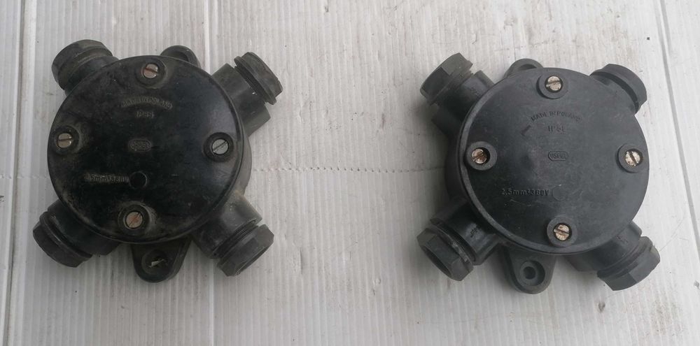 Puszka elektryczna OSPEL PRL retro bakielit bakielitowa stara zabytek