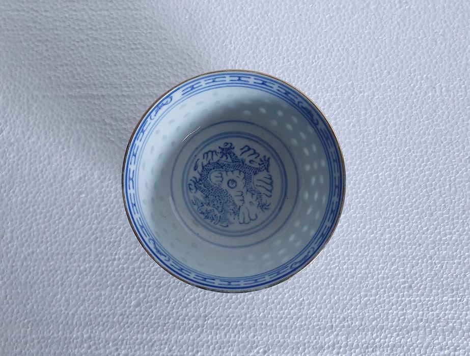 Taça oriental Baguinho de Arroz - vintage