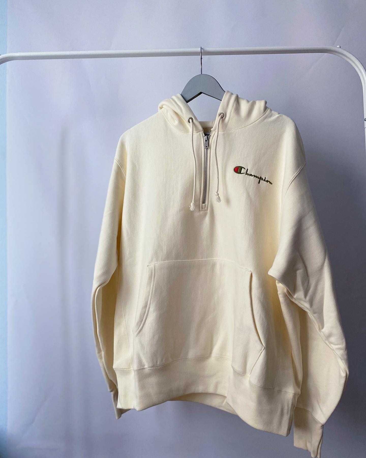 Худі 1/4 zip Champion - white/ grey/ pink/ black - [S & L sizes]