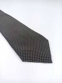 Altea szary jedwabny krawat wąski vintage f56