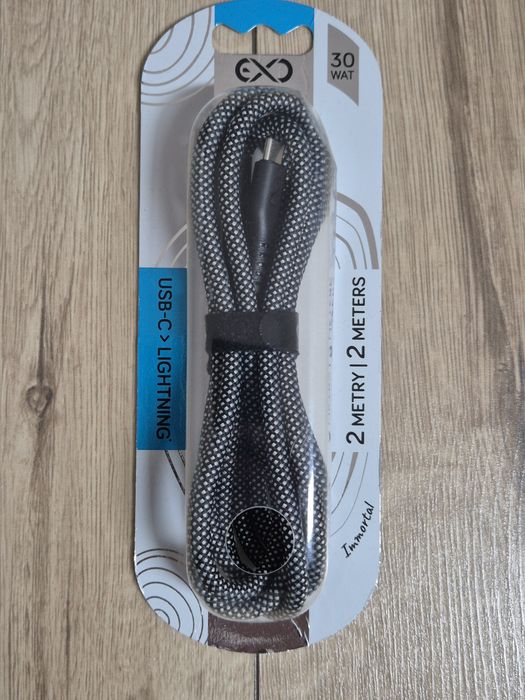 Kable iPhone USB-C Lightning 2m nowy 30W oplot