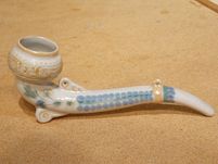 Ceramiczna fajka sygnowana Połonne