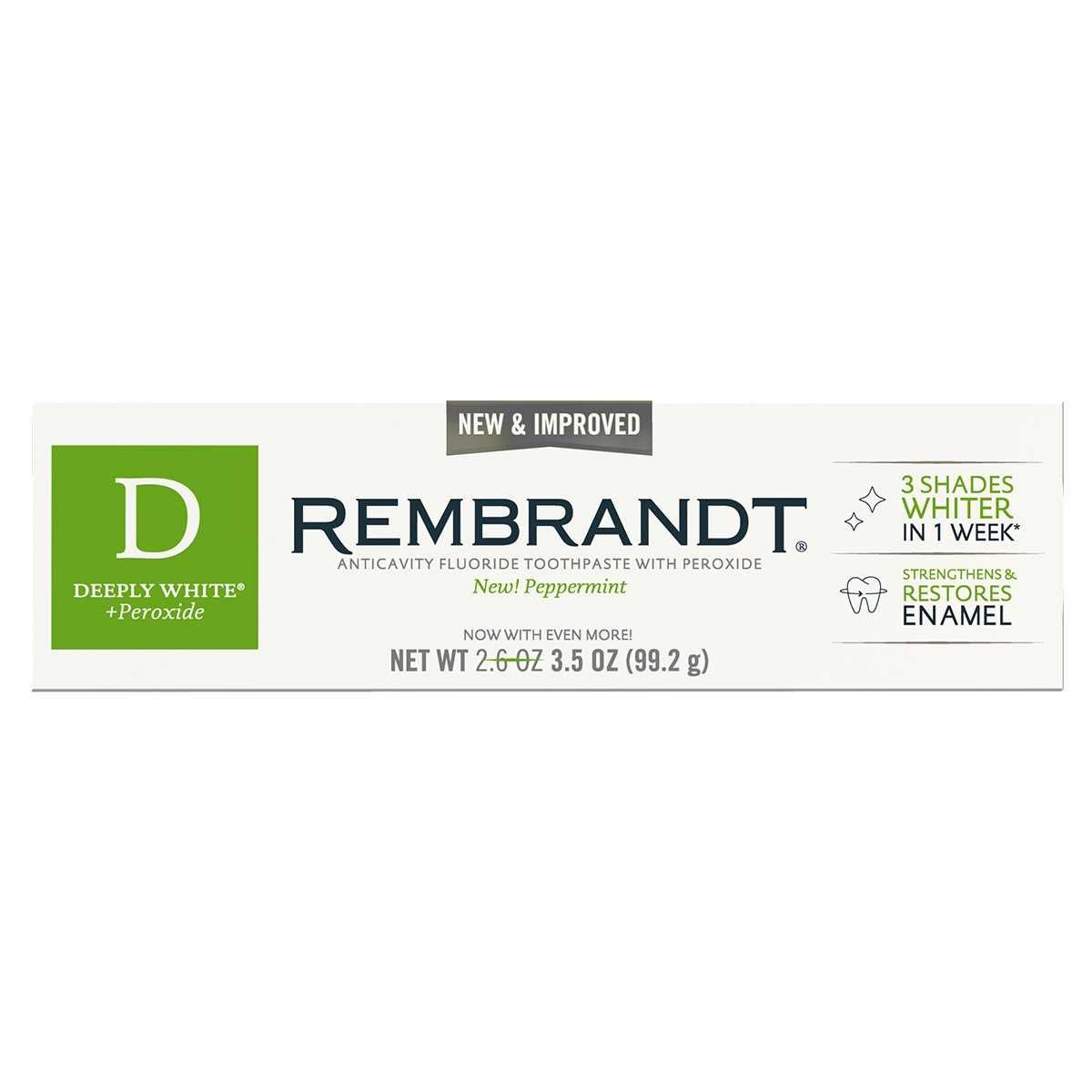 Отбеливающая зубная паста REMBRANDT Deeply White Peroxide Whitening 99