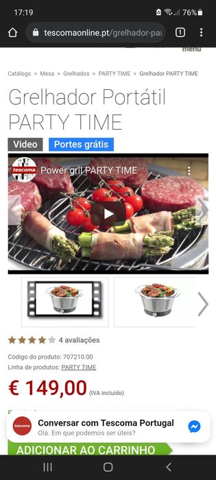 Grelhador Party Time