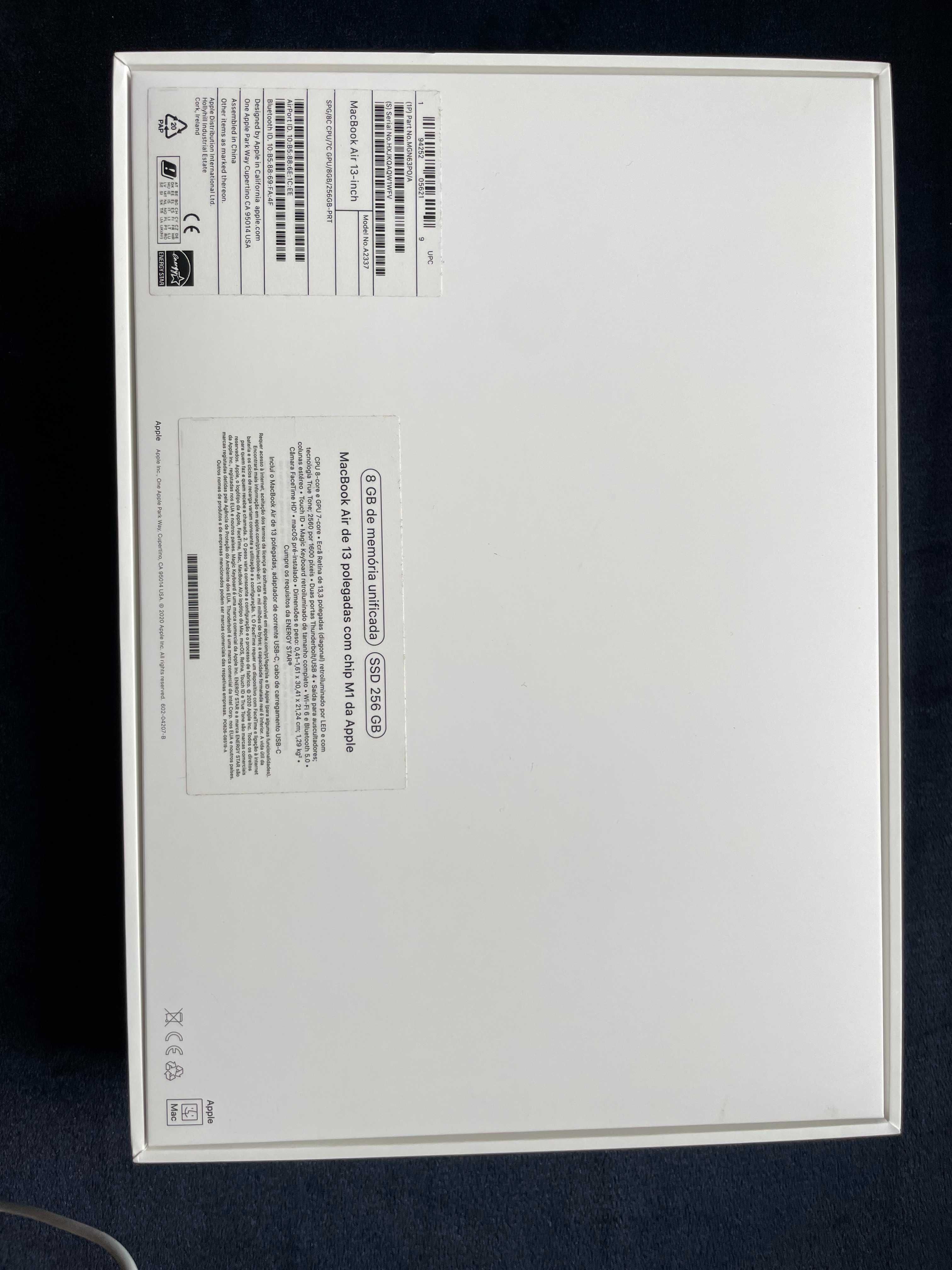 Macbook air 13 M1 semi-novo