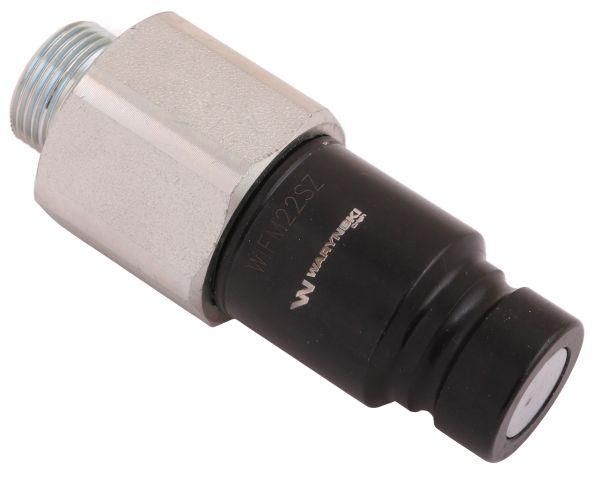 Szybkozłącze hydrauliczne suchoodcinające wtyczka M22x1.5 15L gwint