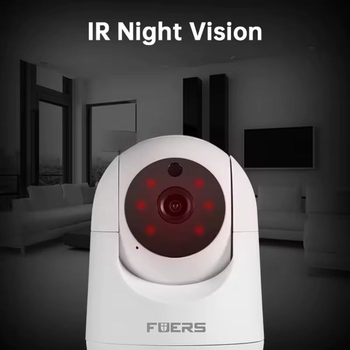 Поворотна Wi-Fi IP камера відеоспостереження Fuers 5MP Tuya Smart Home