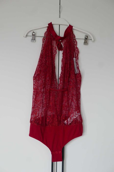 Intimissimi czerwone body z koronki S