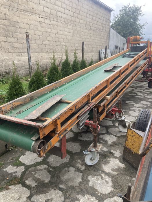 Przenośnik taśmowy duo, taśmociąg duo transporter Miedema 13 metrów