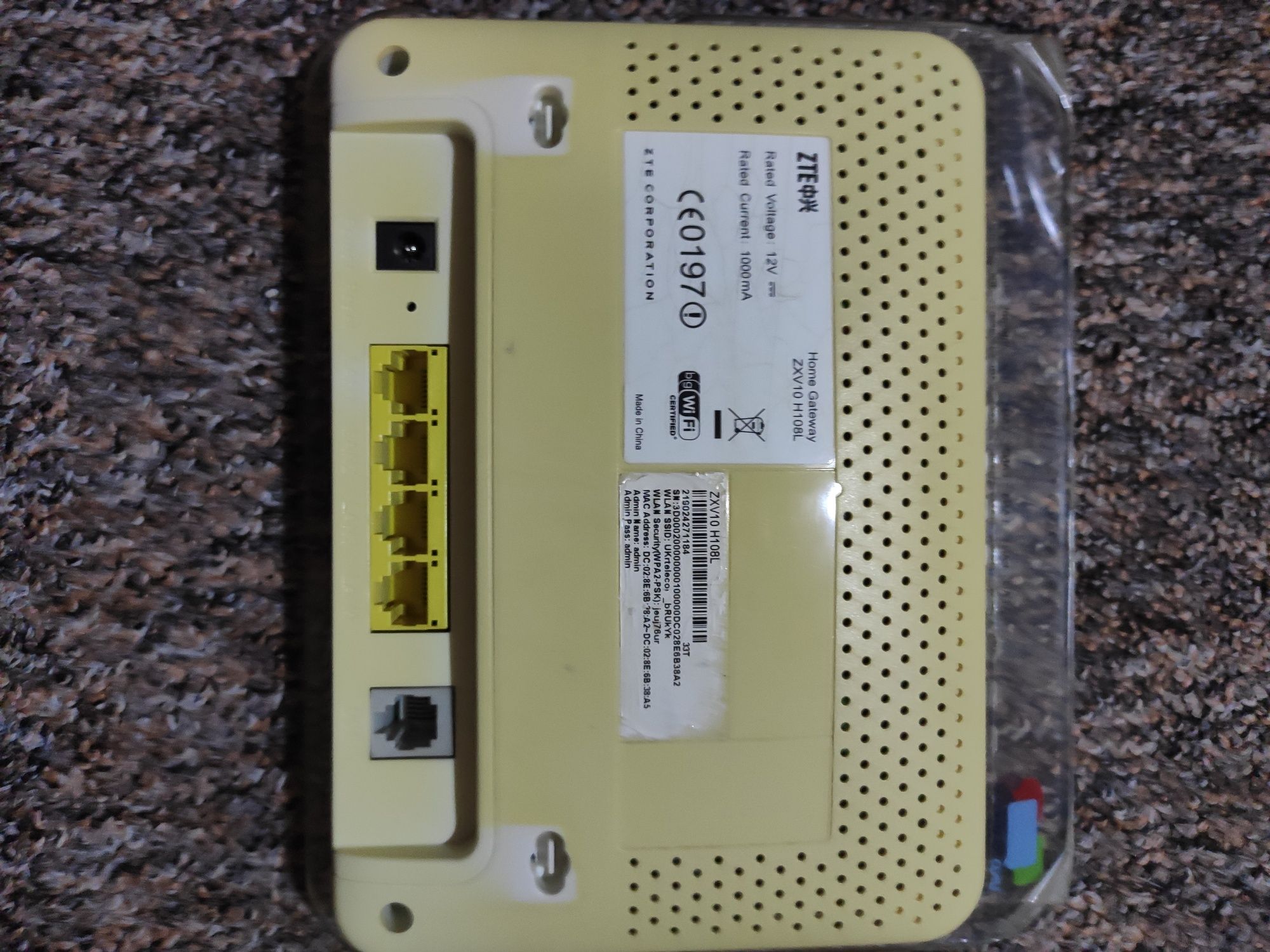 ADSL-модем ZXV10 H108L