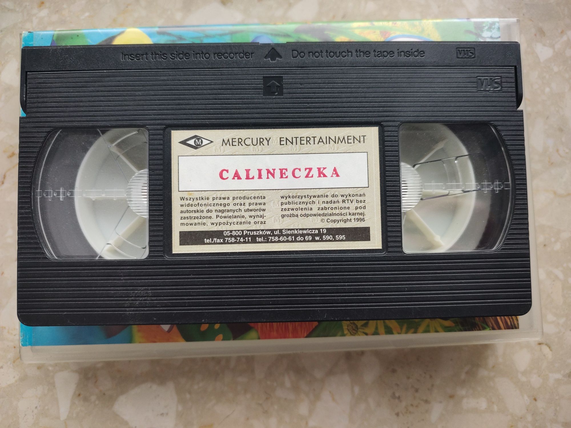 Film Calineczka vhs
