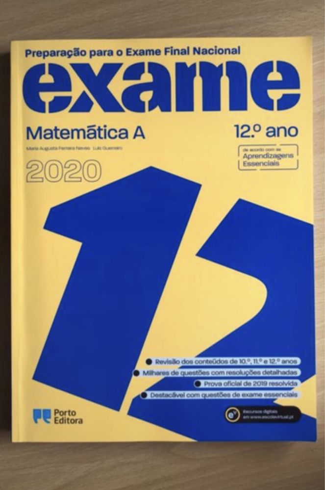 Livro preparação para exame 12º Matemática A 2020