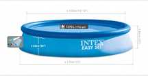 Basen rozporowy INTEX easy set , nowy , 3.96m x 84 cm