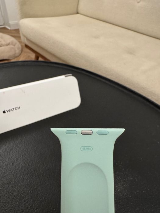 Pasek Solo Loop do 45 mm Apple Watch, rozmiar 6, kolor mineral green