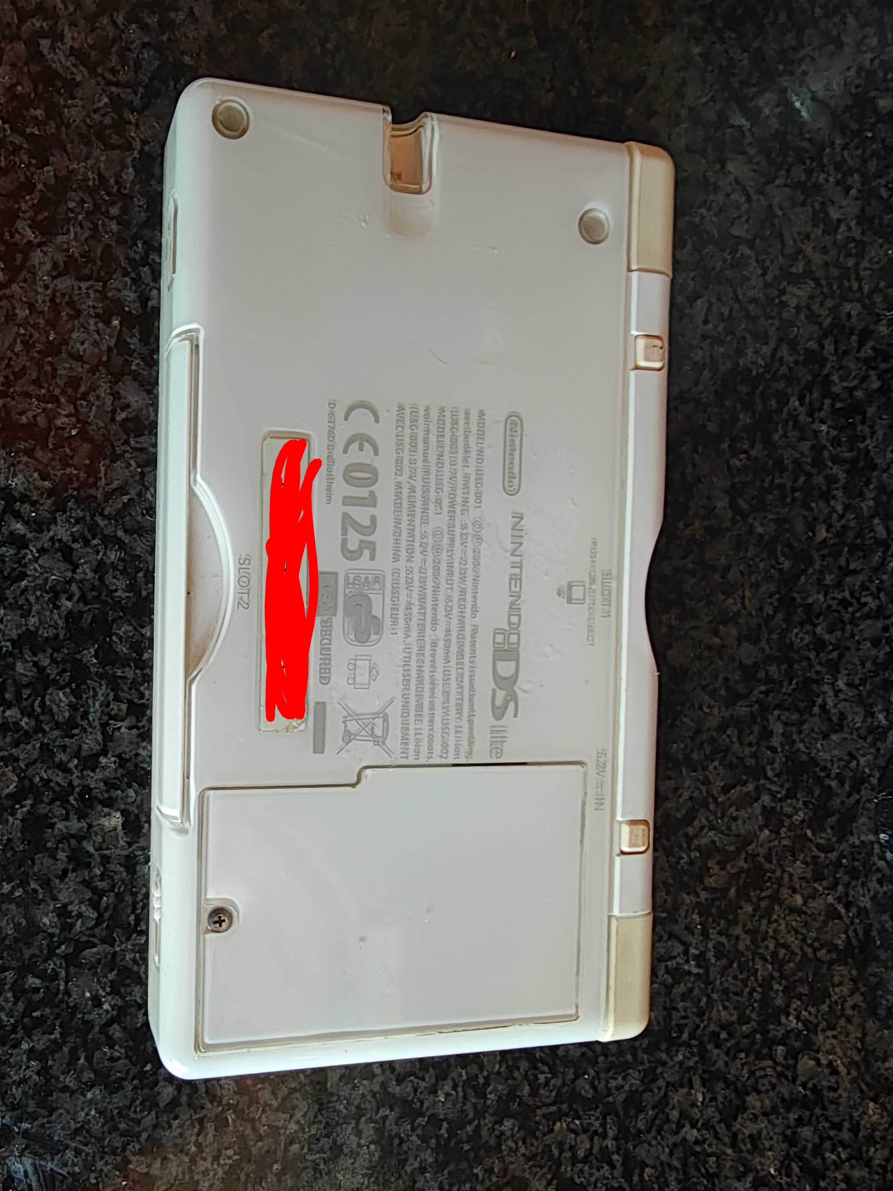 Consola nintendo ds lite branca dock LER