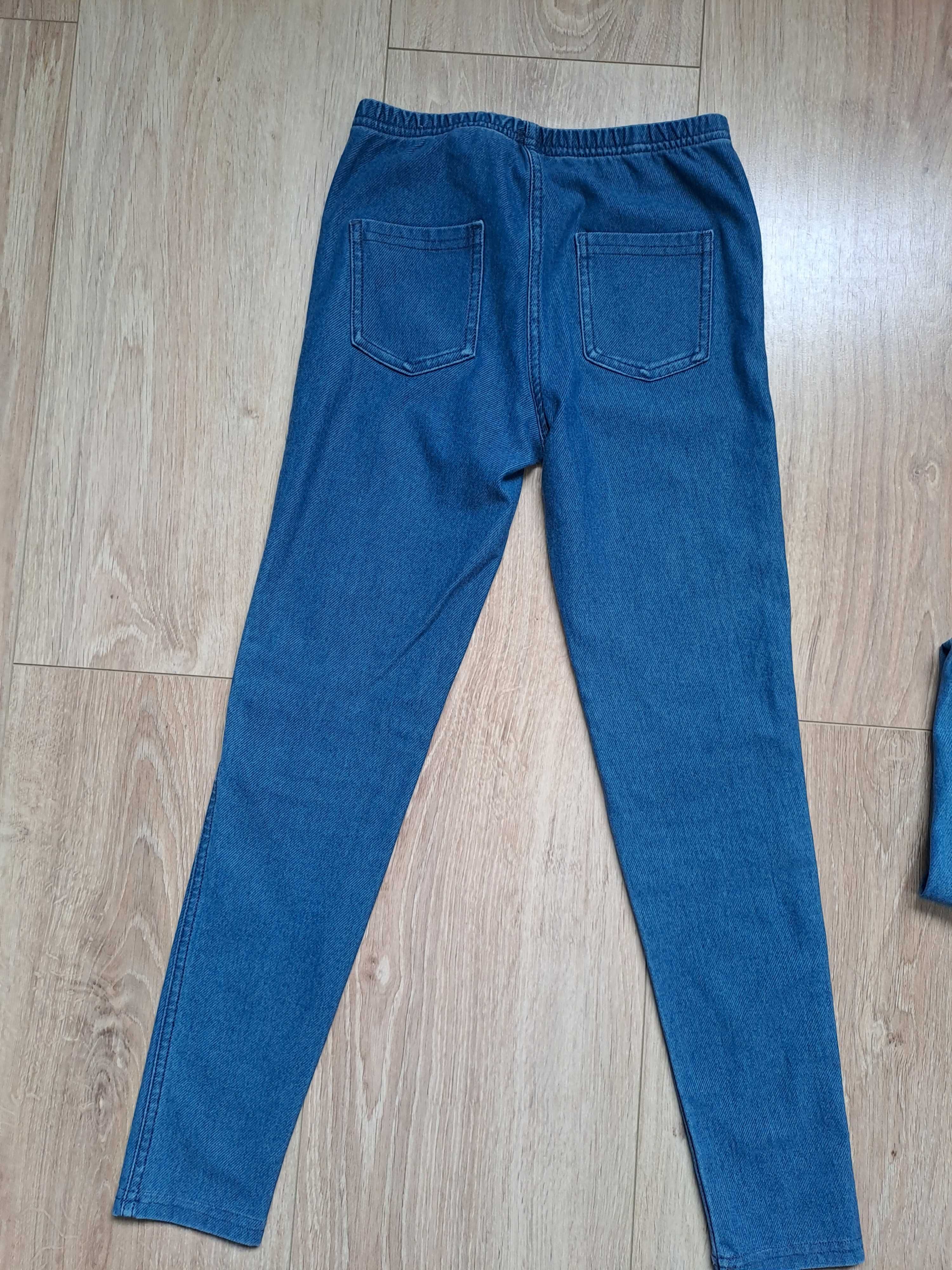 Leginsy jeansowe Calzedonia rozm. 122