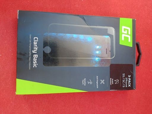 szkło hartowane green cell do apple iphone 5 / 5s / 5c / se 3 szt.