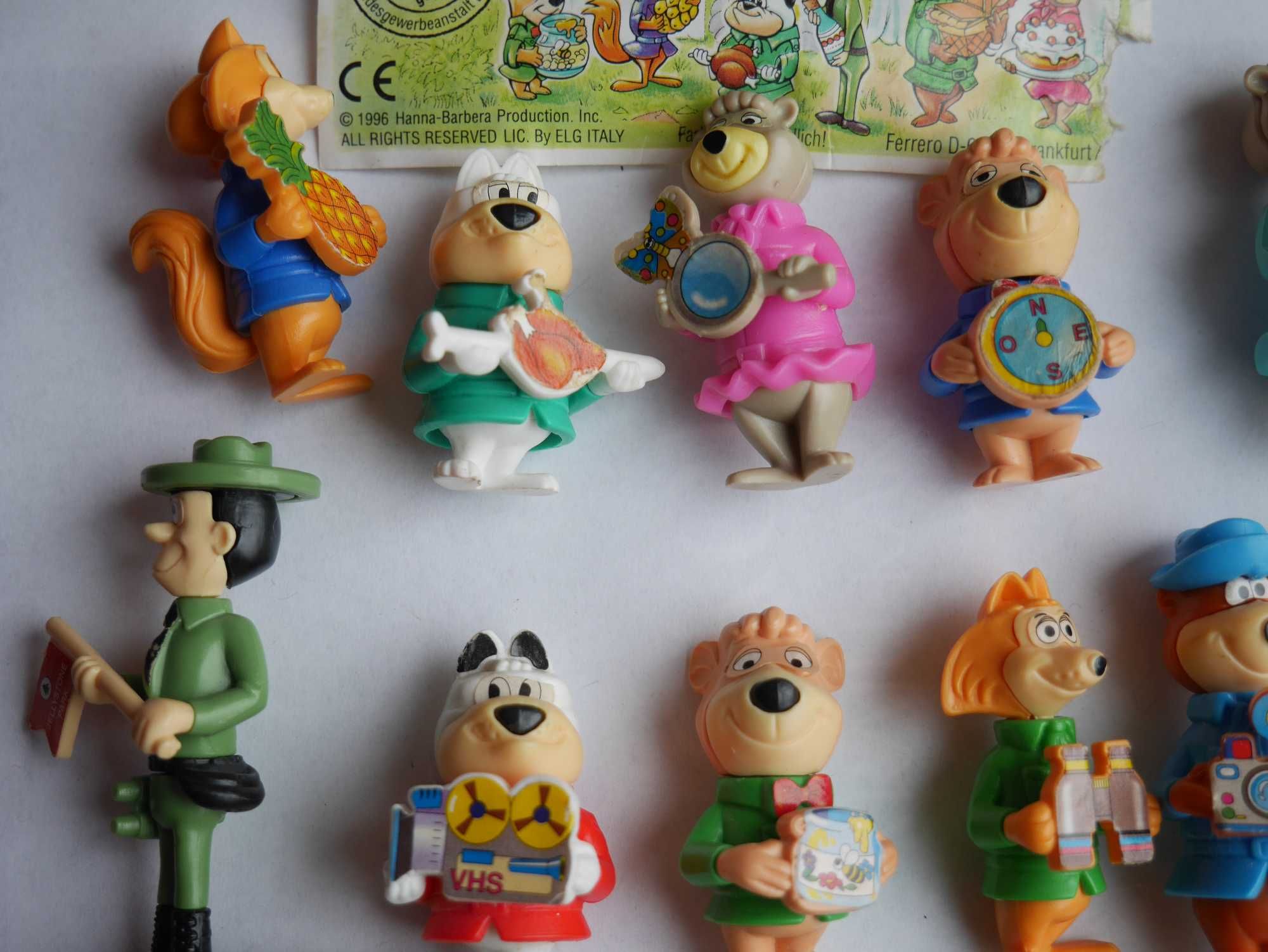 Kultowy MIŚ YOGI : piknik i w parku (1995) Kinder Niespodzianka