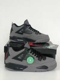 Мужские кроссовки Nike Air Jordan 4 Retro Grey. Размер 45