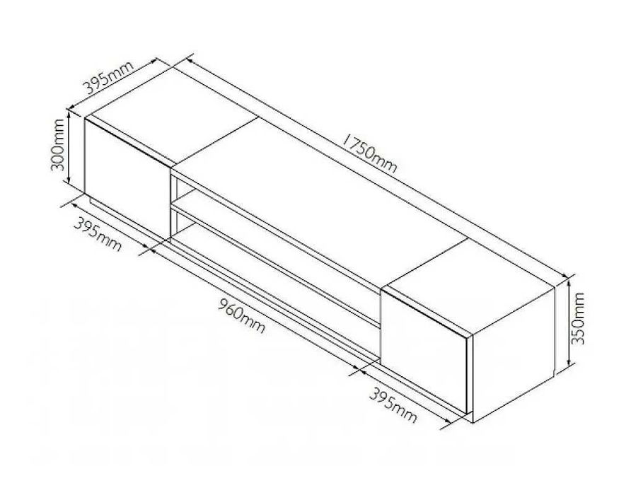 Тумба Techlink Stoore SR175WTW