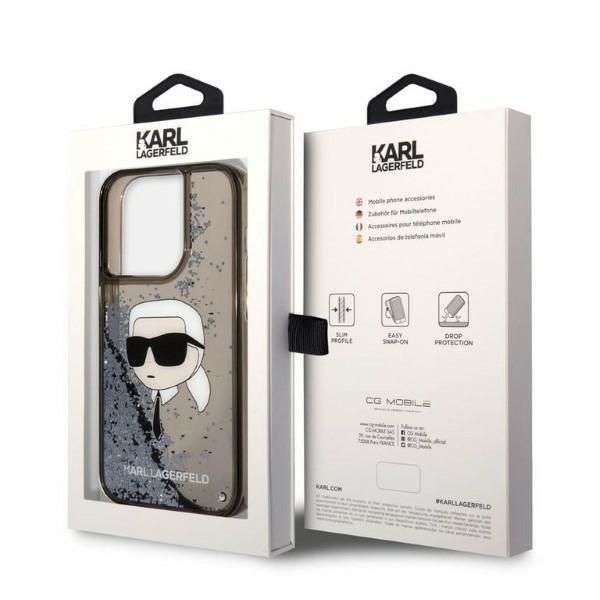 Etui Karl Lagerfeld Liquid Glitter dla iPhone 14 Pro Max