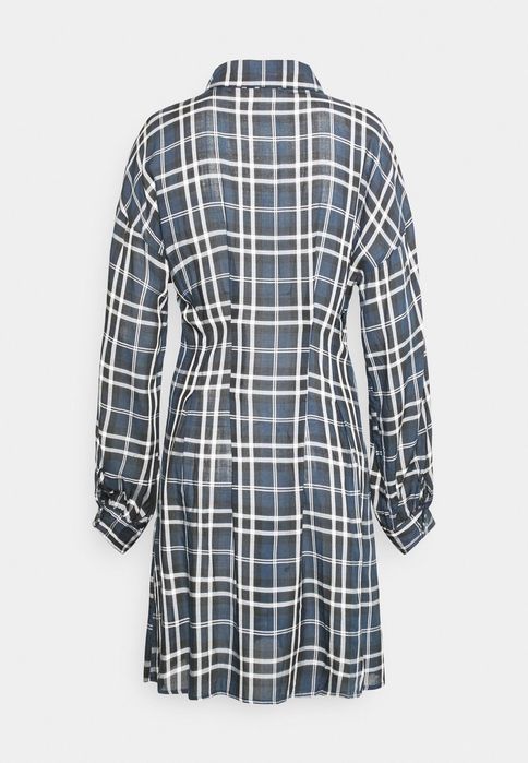 Sukienka koszulowa w kratę Missguided 36