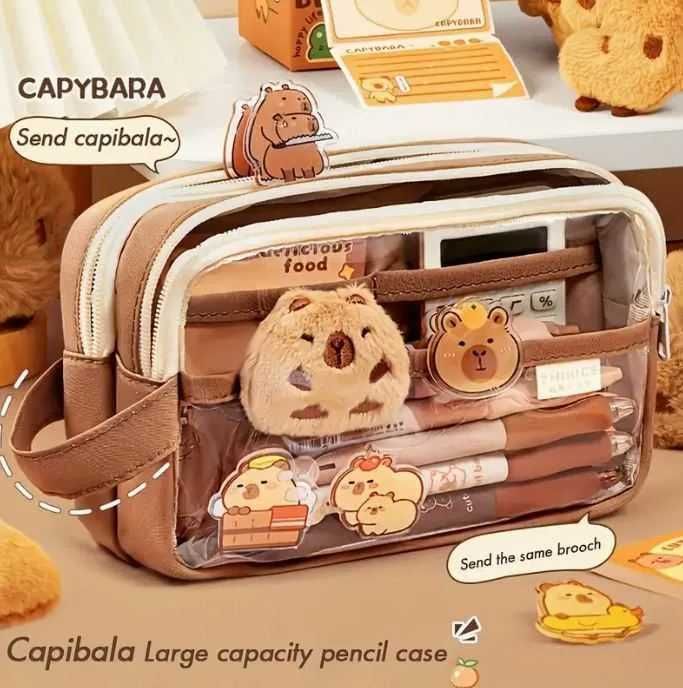 Kapibara Piórnik dla Dziewczynki Szkolny i +12gratisy