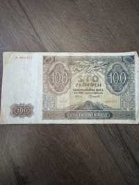 Stare banknoty 40 i monety lata 20