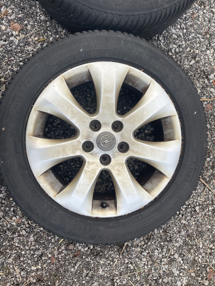 Koła koło zima aluminiowe R17” 5x115 opel 225/55/R17”