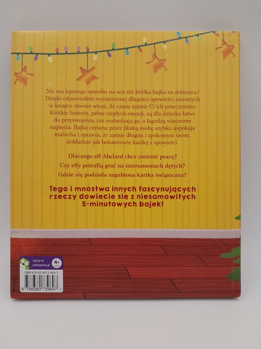 Bajki na dobranoc. 10-minutowe bajki na święta Barbara Supeł 3-10 lat