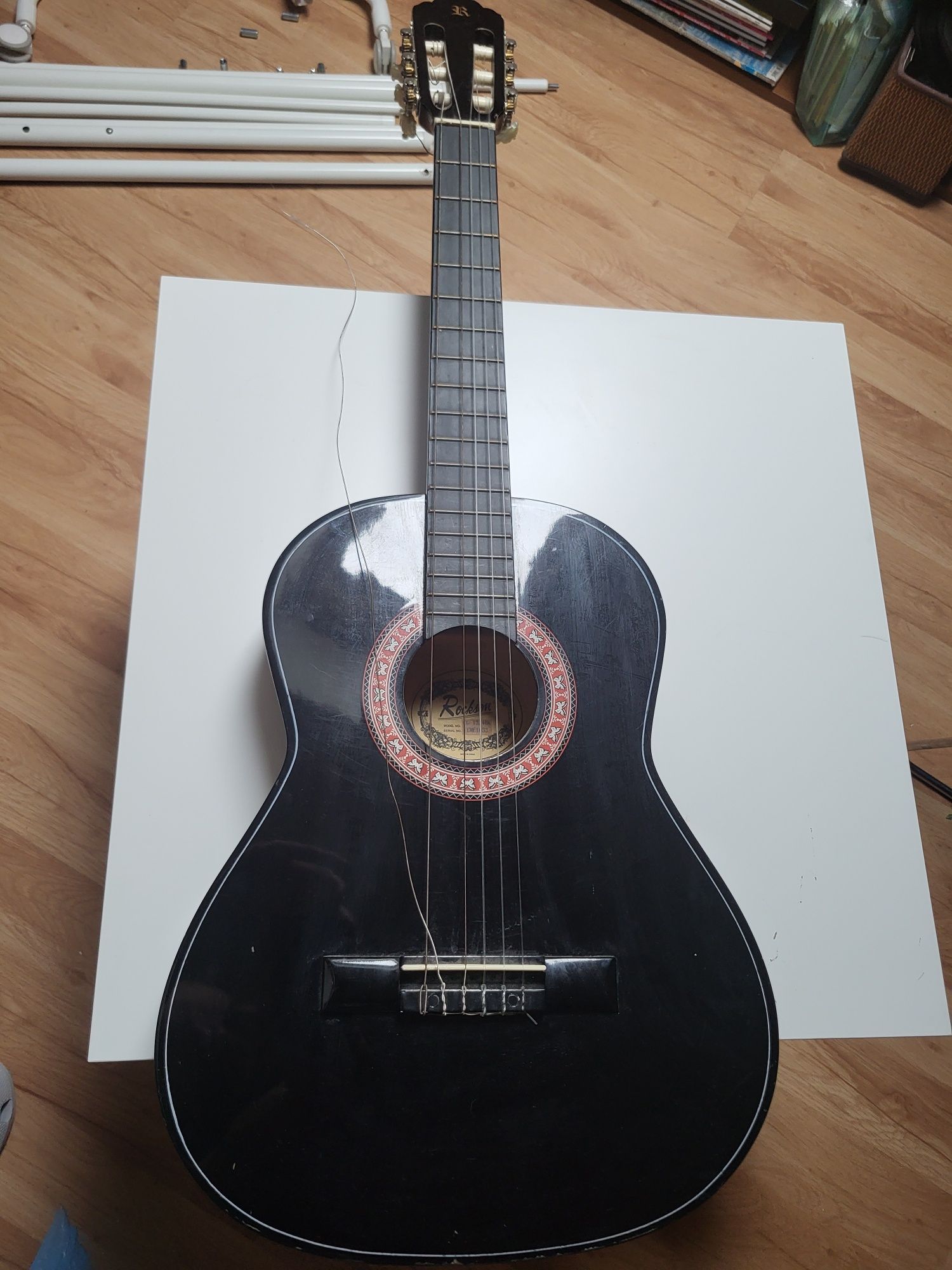 Gitara czarna 3/4