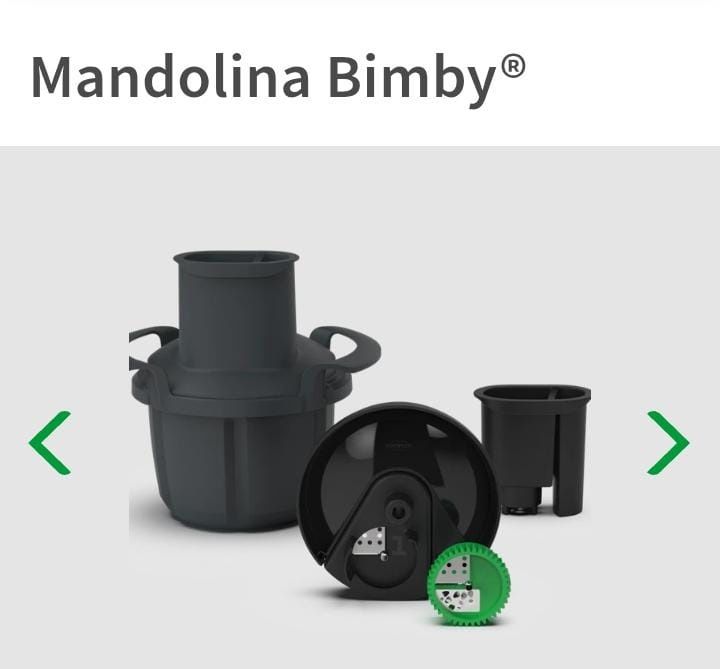 Mandolina e espiralizador bimby