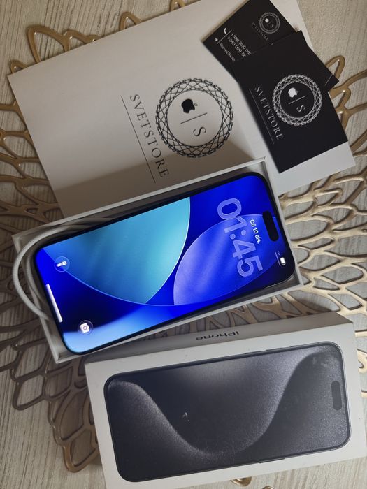 Iphone 15 Pro Max 256 gb Black Titanium (фіз сім)