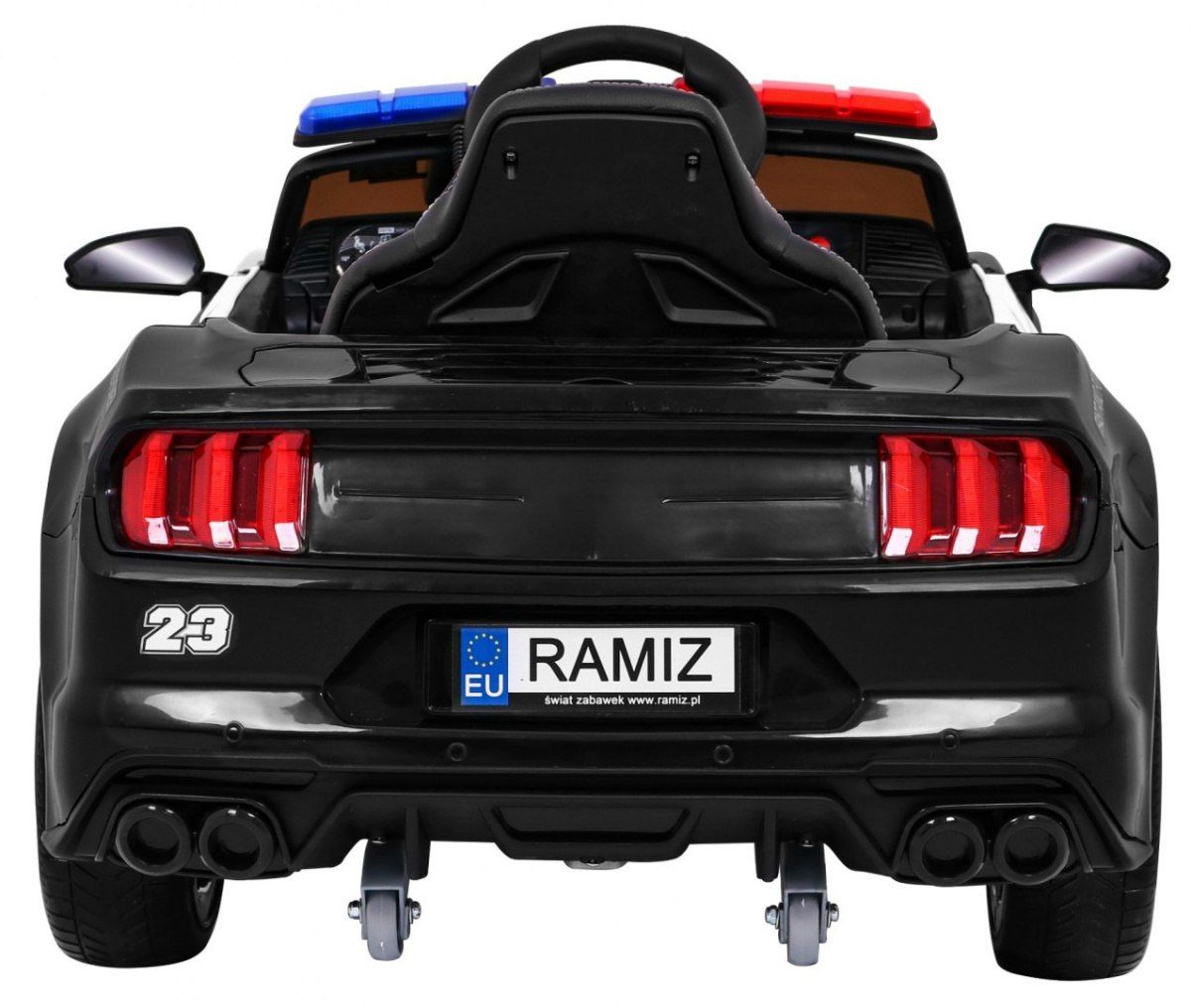 +MEGAFON +Światła Samochód policyjny AUTO na akumulator GT policja