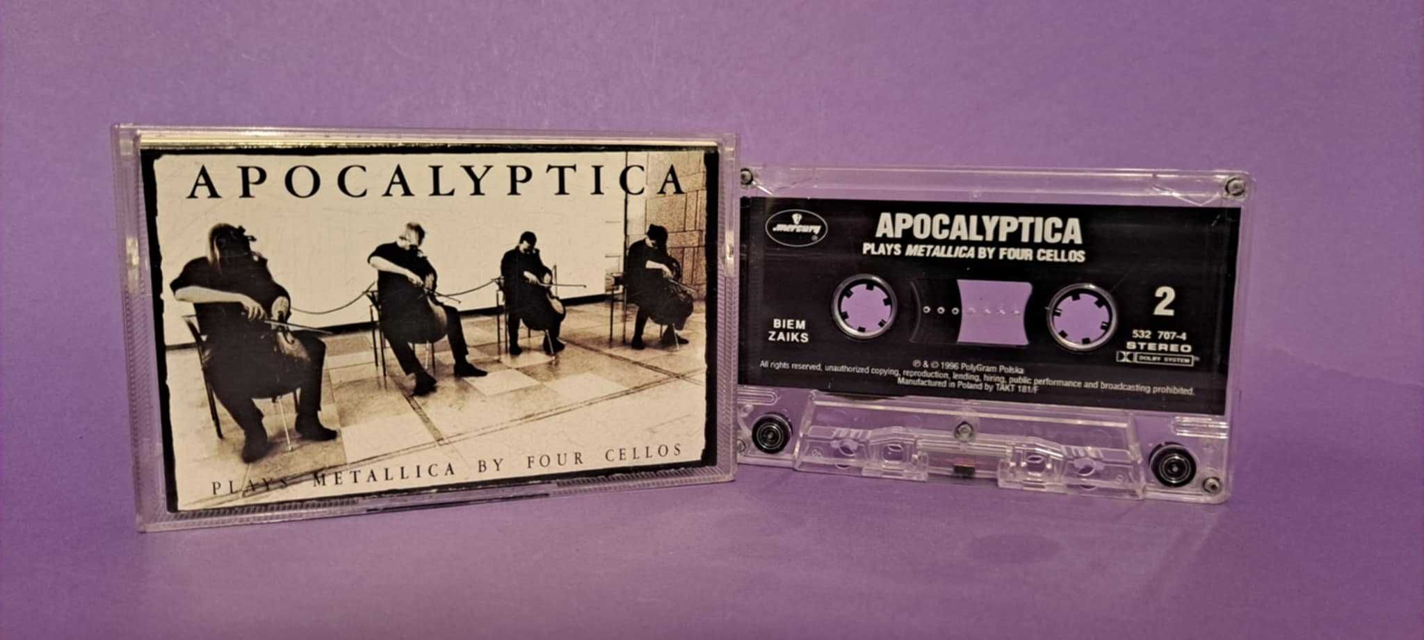 Apocalyptica – Plays Metallica By Four Cellos  KASETA Poland  1996