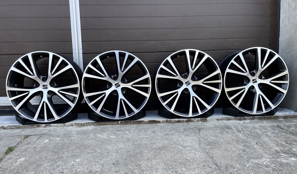 4x felgi aluminiowe 5x112 r19 et45 8J Alufelgi Oryginał Seat 19”